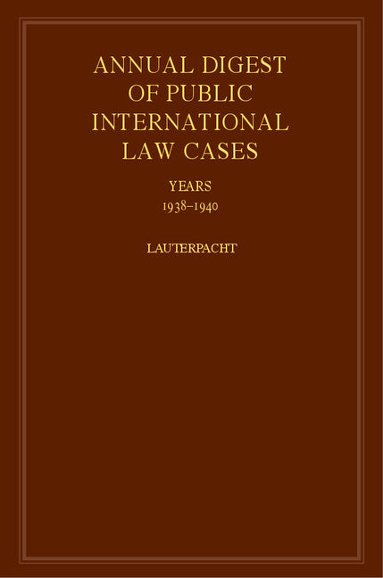 International Law Reports (Hardback) 9780521463546