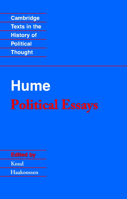 Hume: Political Essays (Paperback) 9780521466394