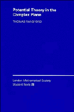 Potential Theory in the Complex Plane (Paperback) 9780521466547