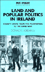 Land and Popular Politics in Ireland; County Mayo from the Plantation to the Land War (Paperback) 9780521466837