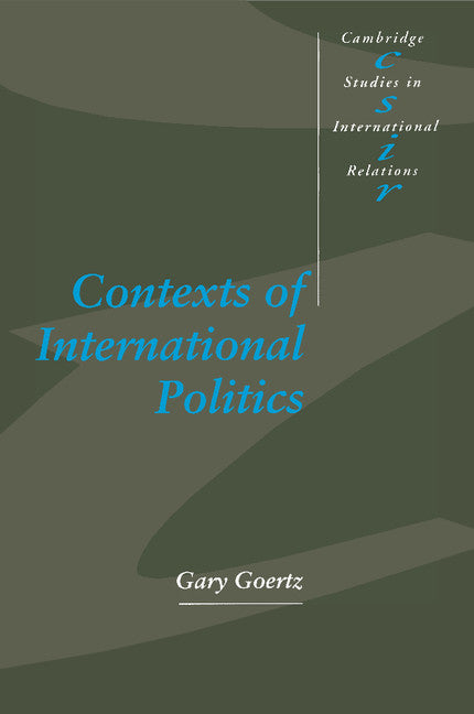 Contexts of International Politics (Paperback) 9780521469722