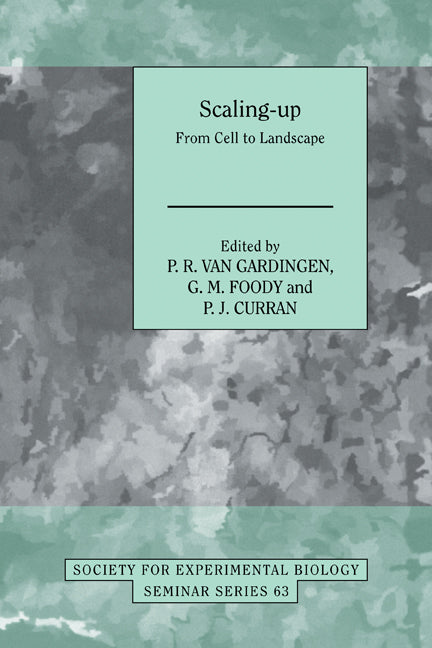 Scaling-Up; From Cell to Landscape (Hardback) 9780521471091