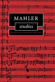 Mahler Studies (Paperback / softback) 9780521033176