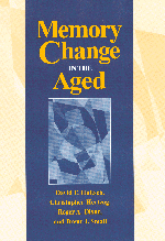 Memory Change in the Aged (Hardback) 9780521473613