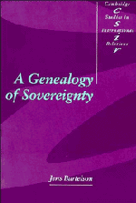 A Genealogy of Sovereignty (Paperback) 9780521478885