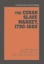 The Cuban Slave Market, 1790–1880 (Paperback) 9780521534437