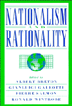Nationalism and Rationality (Hardback) 9780521480987