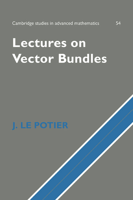 Lectures on Vector Bundles (Hardback) 9780521481823