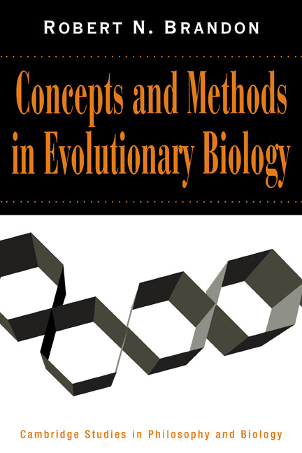 Concepts and Methods in Evolutionary Biology (Hardback) 9780521495455