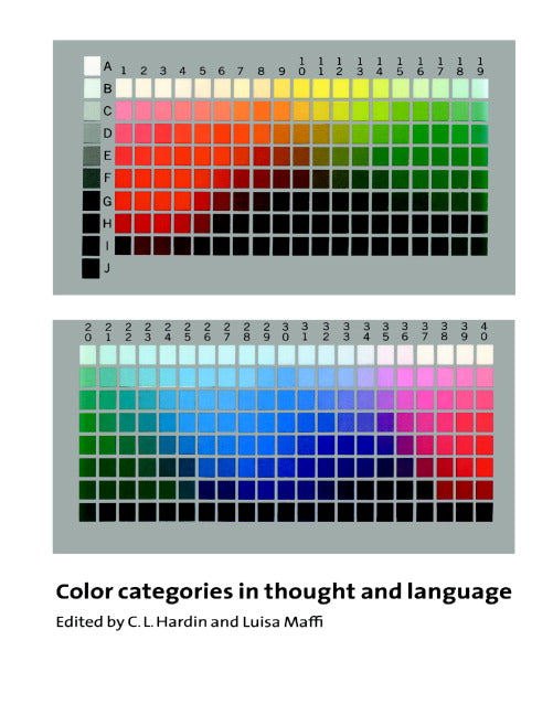 Color Categories in Thought and Language (Paperback) 9780521498005