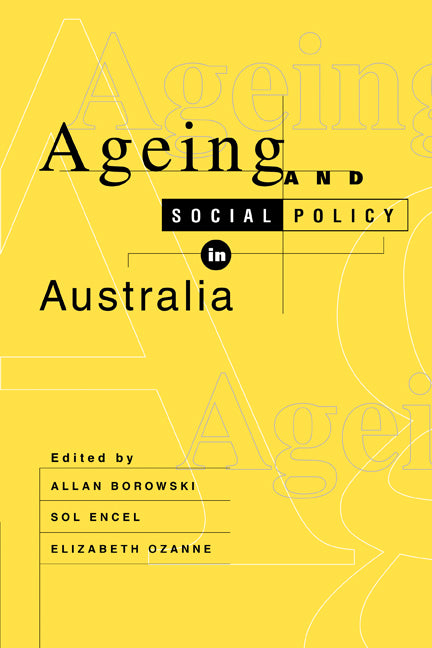 Ageing and Social Policy in Australia (Paperback) 9780521498203