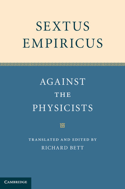 Sextus Empiricus (Hardback) 9780521513913