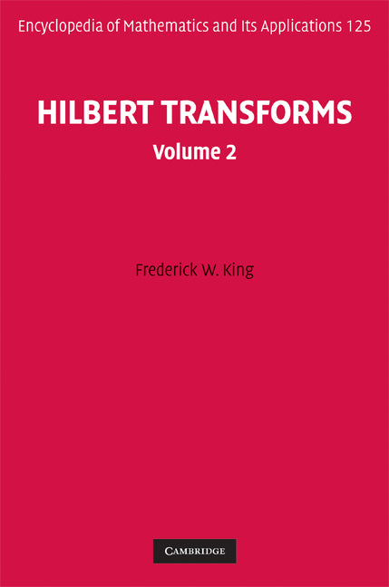 Hilbert Transforms: Volume 2 (Hardback) 9780521517201