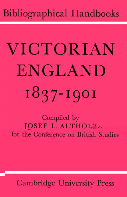 Victorian England 1837–1901 (Paperback) 9780521521123