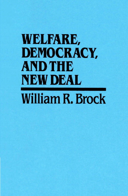 Welfare, Democracy and the New Deal (Paperback) 9780521521161