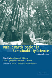 Public Participation in Sustainability Science; A Handbook (Hardback) 9780521818186