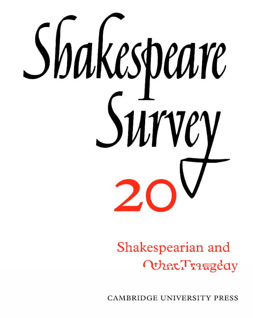 Shakespeare Survey (Paperback) 9780521523578
