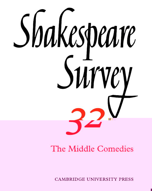 Shakespeare Survey (Paperback) 9780521523707