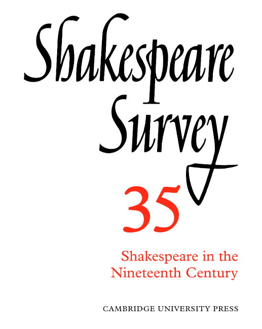 Shakespeare Survey (Paperback) 9780521523738