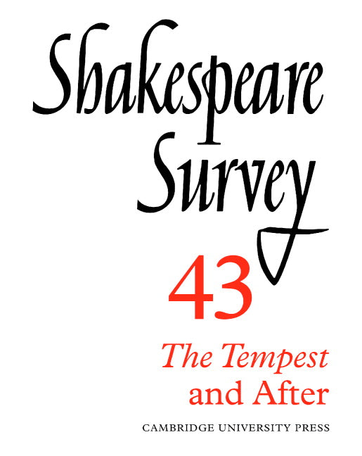 Shakespeare Survey (Paperback) 9780521523820