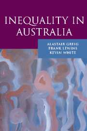 Inequality in Australia (Hardback) 9780521818919