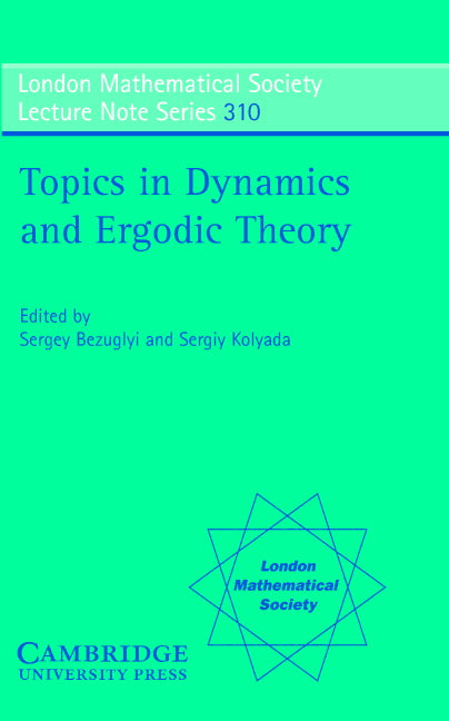 Topics in Dynamics and Ergodic Theory (Paperback) 9780521533652