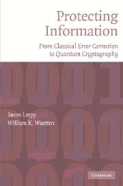 Protecting Information; From Classical Error Correction to Quantum Cryptography (Hardback) 9780521827409