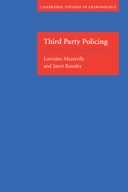 Third Party Policing (Paperback) 9780521535076