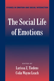 The Social Life of Emotions (Hardback) 9780521828116