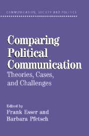 Comparing Political Communication; Theories, Cases, and Challenges (Hardback) 9780521828314