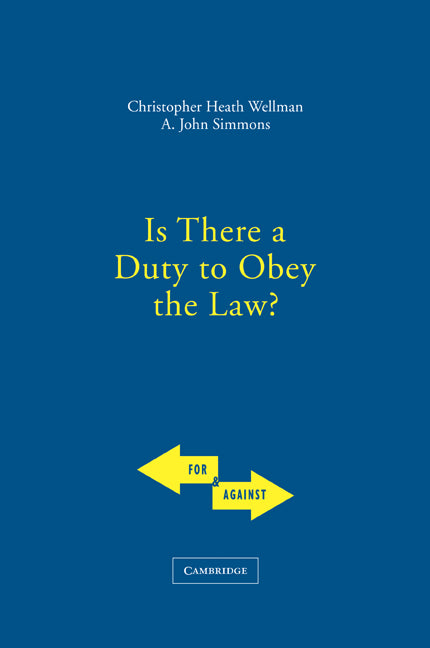 Is There a Duty to Obey the Law? (Paperback) 9780521537841