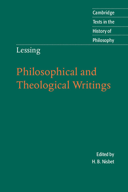 Lessing: Philosophical and Theological Writings (Paperback) 9780521538473