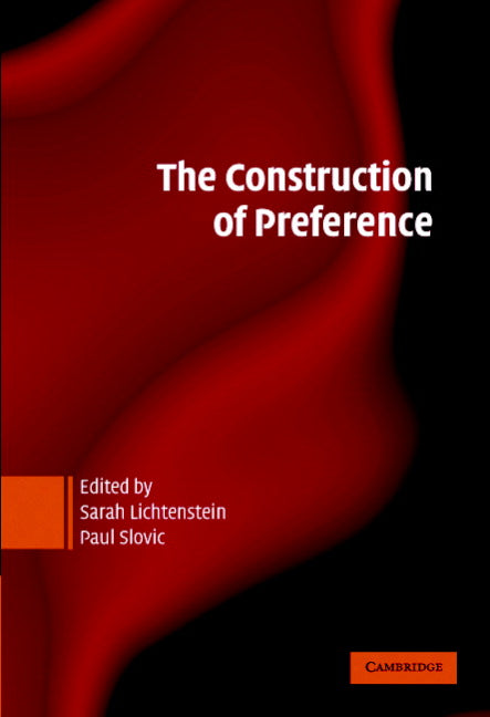 The Construction of Preference (Paperback) 9780521542203