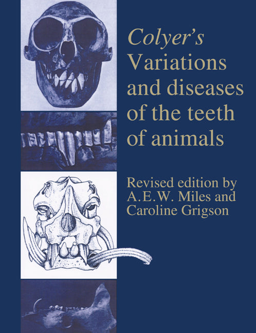 Colyer's Variations and Diseases of the Teeth of Animals (Paperback) 9780521544078