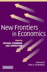 New Frontiers in Economics (Hardback) 9780521836869