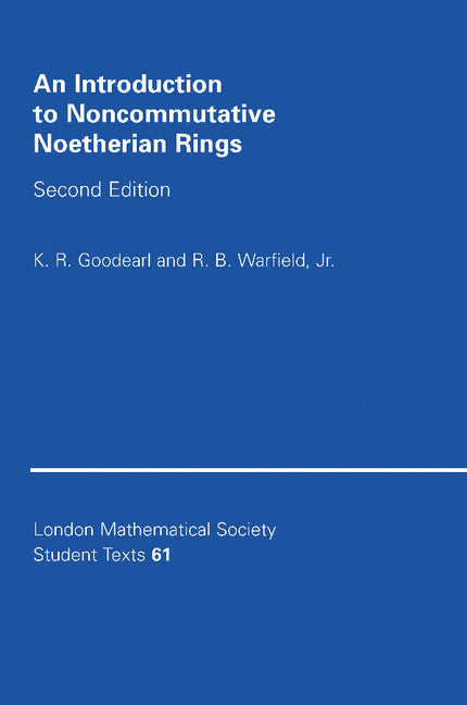 An Introduction to Noncommutative Noetherian Rings (Paperback) 9780521545372