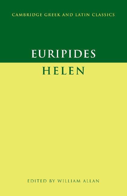 Euripides: 'Helen' (Paperback) 9780521545419