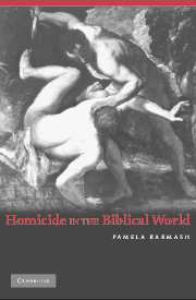 Homicide in the Biblical World (Hardback) 9780521834681