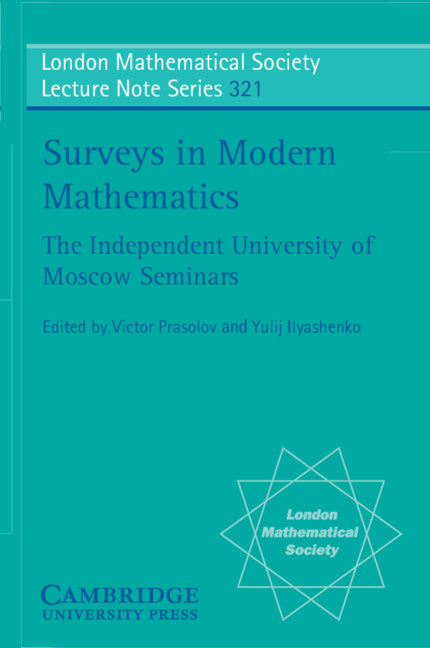 Surveys in Modern Mathematics (Paperback) 9780521547932