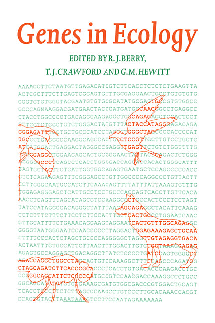 Genes in Ecology; 33rd Symposium of the British Ecological Society (Paperback) 9780521549363