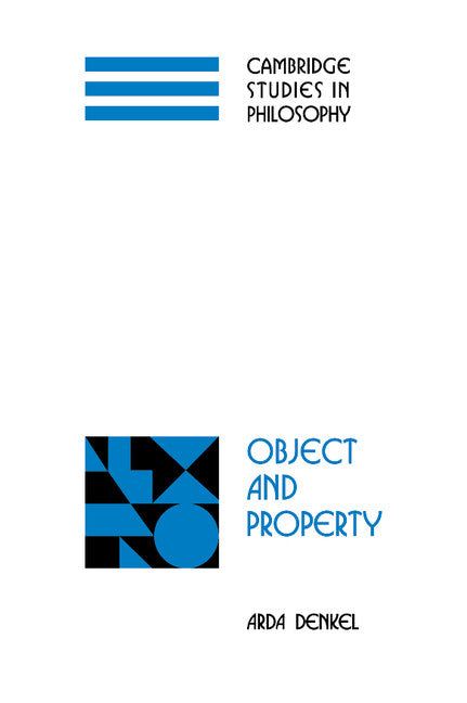 Object and Property (Hardback) 9780521550109