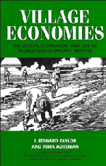 Village Economies; The Design, Estimation, and Use of Villagewide Economic Models (Hardback) 9780521550123