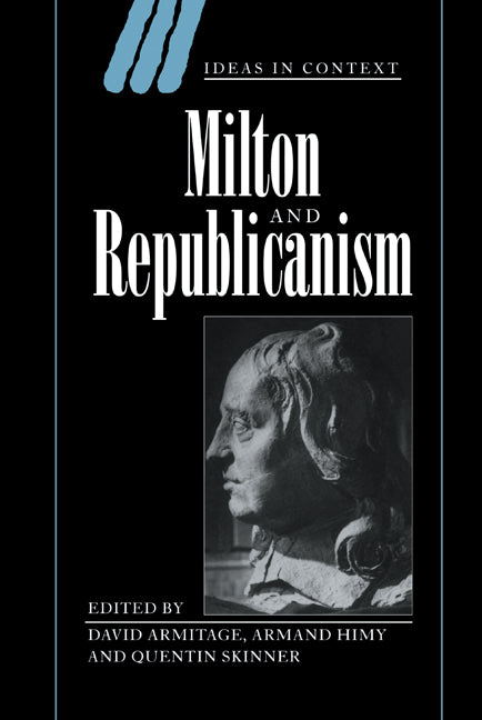 Milton and Republicanism (Hardback) 9780521551786