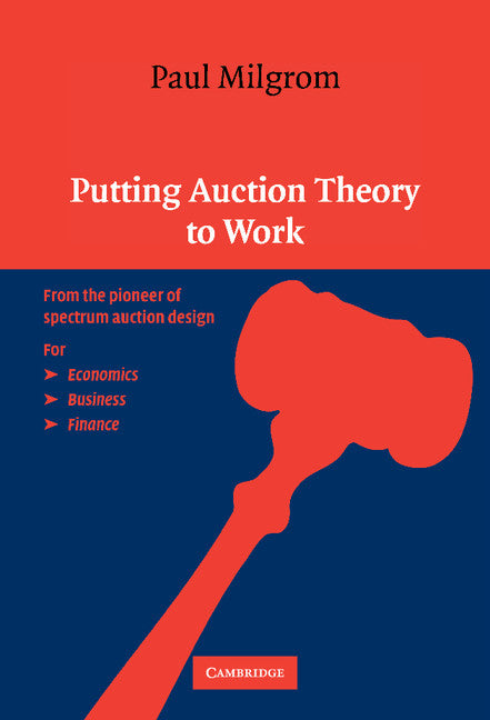 Putting Auction Theory to Work (Hardback) 9780521551847