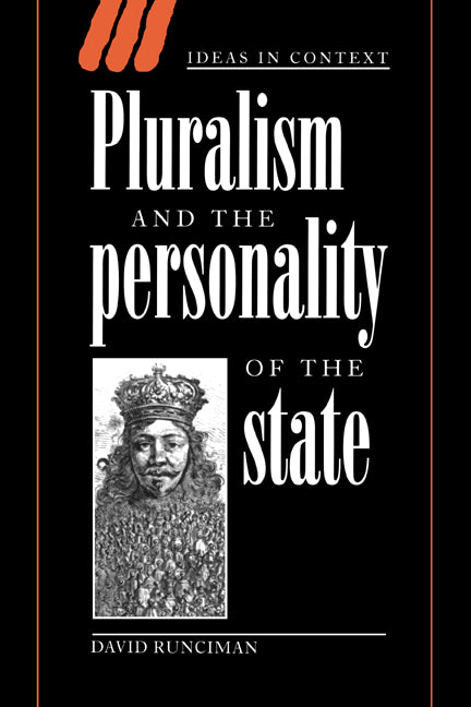 Pluralism and the Personality of the State (Hardback) 9780521551915
