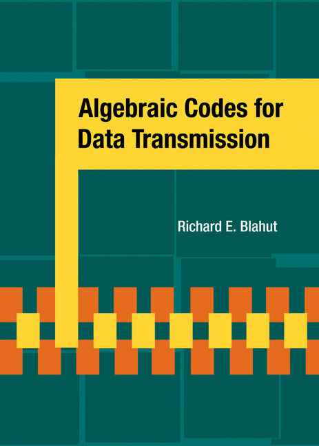 Algebraic Codes for Data Transmission (Hardback) 9780521553742