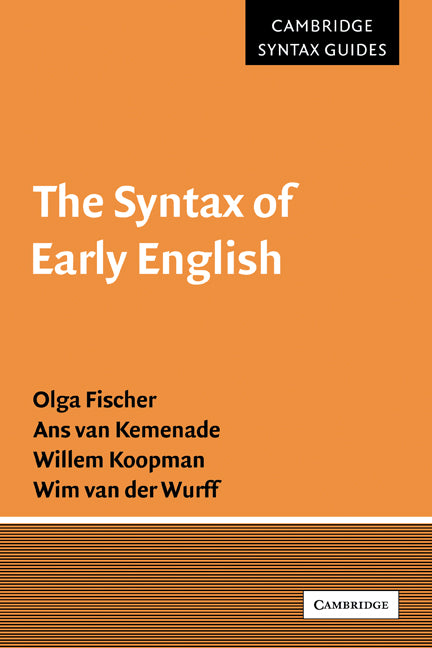 The Syntax of Early English (Paperback) 9780521556262