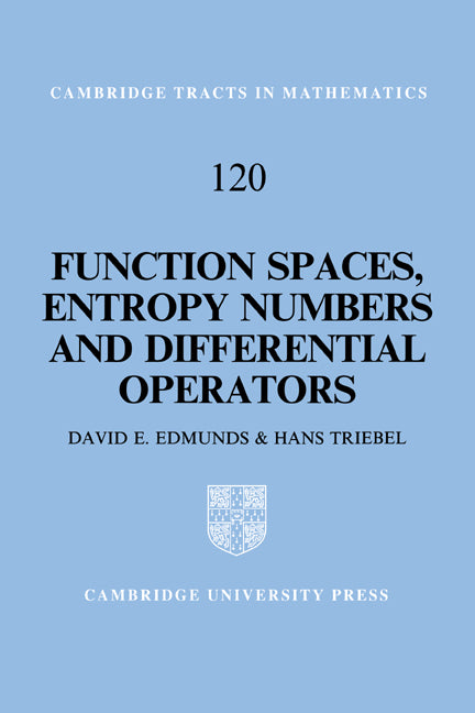 Function Spaces, Entropy Numbers, Differential Operators (Hardback) 9780521560368