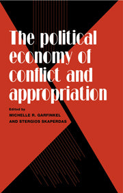 The Political Economy of Conflict and Appropriation (Paperback / softback) 9780521088268