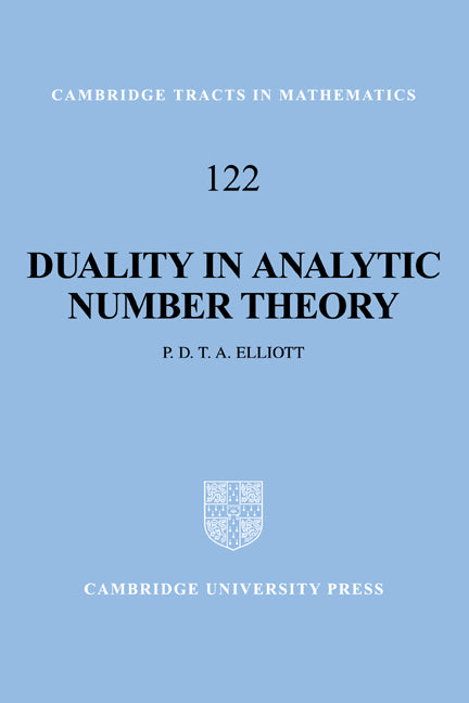 Duality in Analytic Number Theory (Hardback) 9780521560887